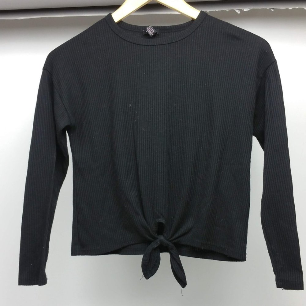 Forever 21 Girl's Black Cropped Top Size: 11/12